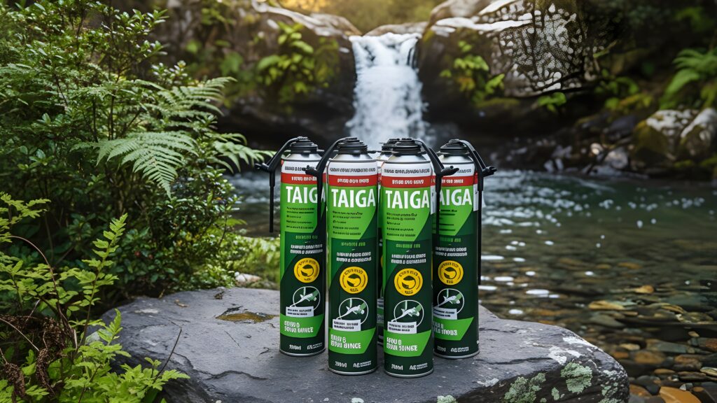 Taiga Carbon Black Landscape Expanding Foam