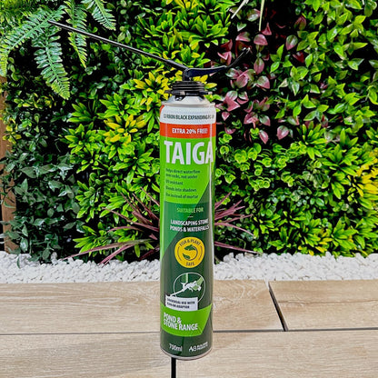 Taiga Foam - Carbon Black landscape Expanding Foam