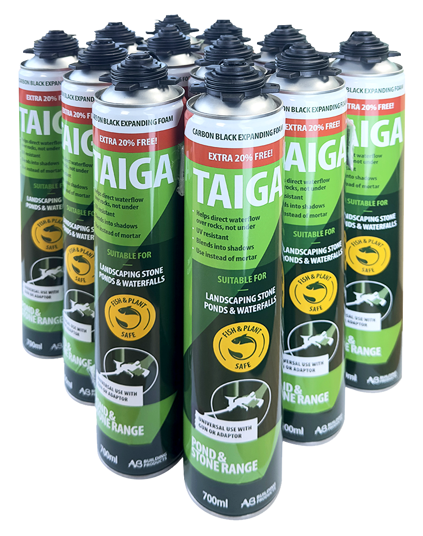 Taiga Carbon Black Landscape Expanding Foam