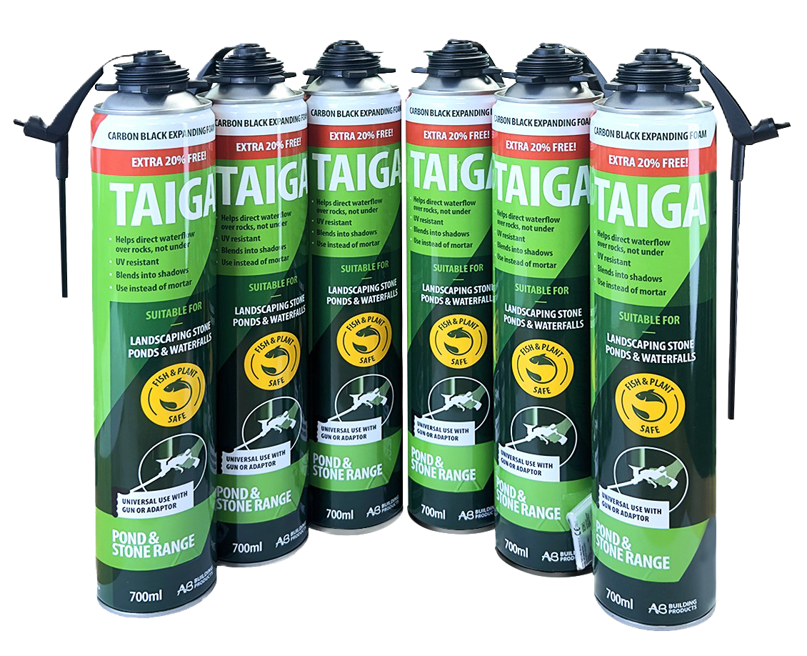 Taiga Carbon Black Landscape Expanding Foam